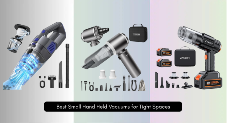 9 Best Small Hand Held Vacuums for Tight Spaces 2026