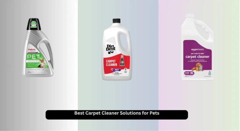 8 Best Carpet Cleaner Solutions for Pets 2026